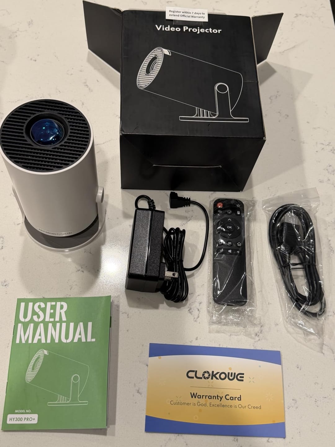 Customer photo review of Jolly Beam Projector