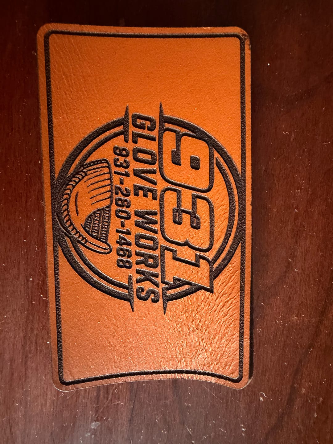 Customer photo review of Custom Leather Patches only