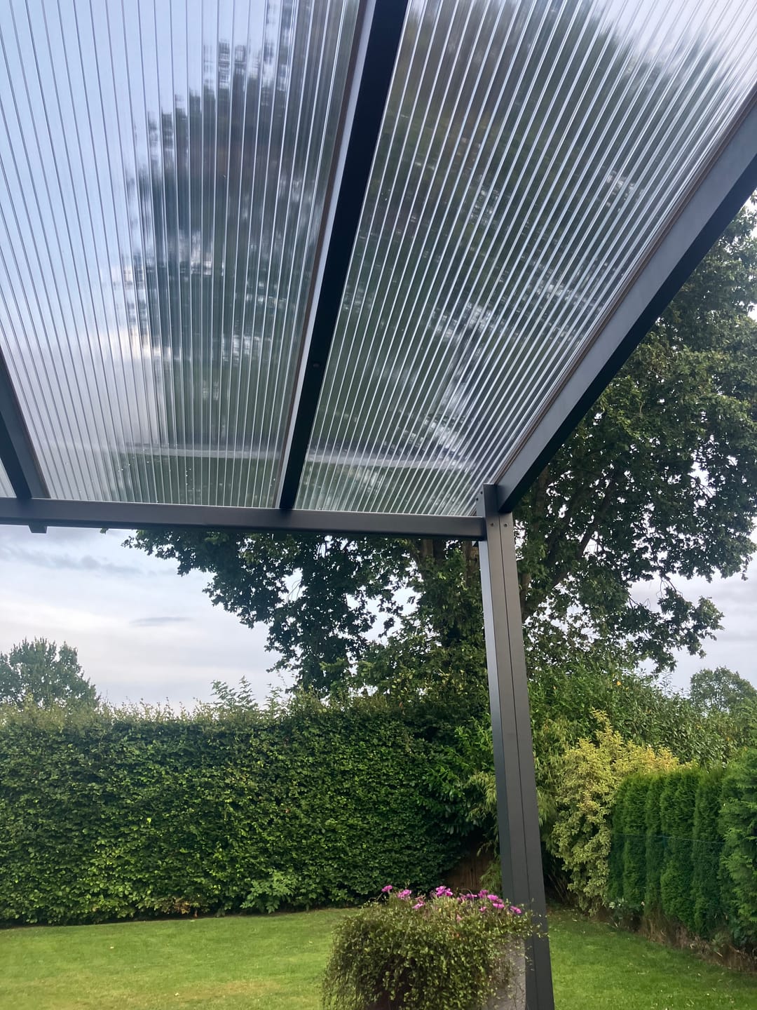 Customer photo review of Diamantika Doppelstegplatte 16 mm Polycarbonat glasklar