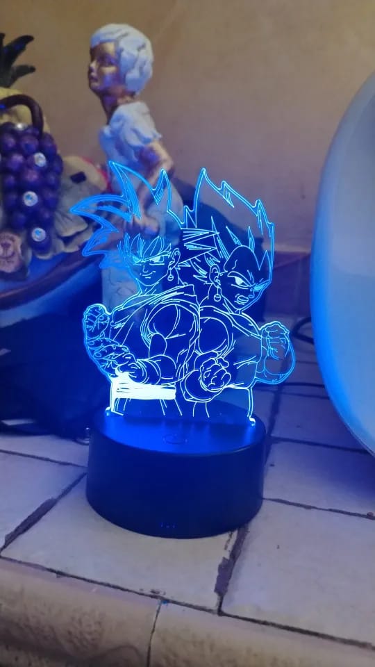 Customer photo review of 3D Anime Fighter LED Light