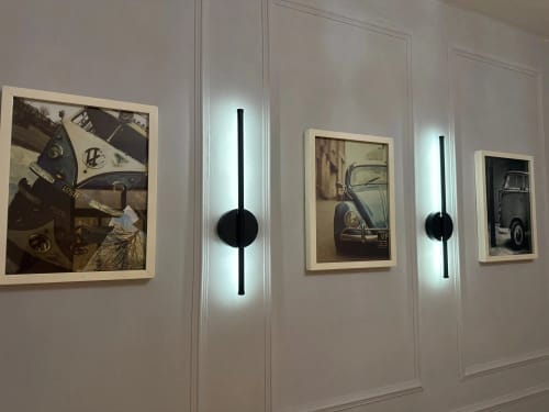 Customer photo review of Nordic Black Linear LED Wall Sconce Slim Design