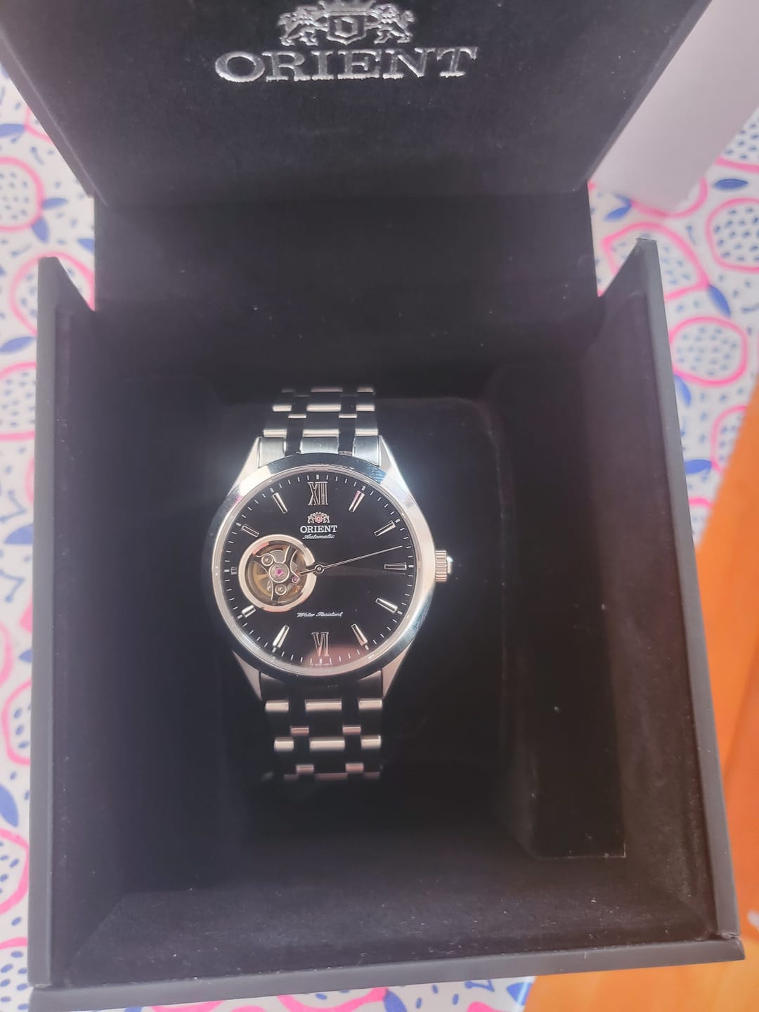 Customer photo review of Reloj Orient TAG03001B Automático Open Heart Negro 38,5 mm
