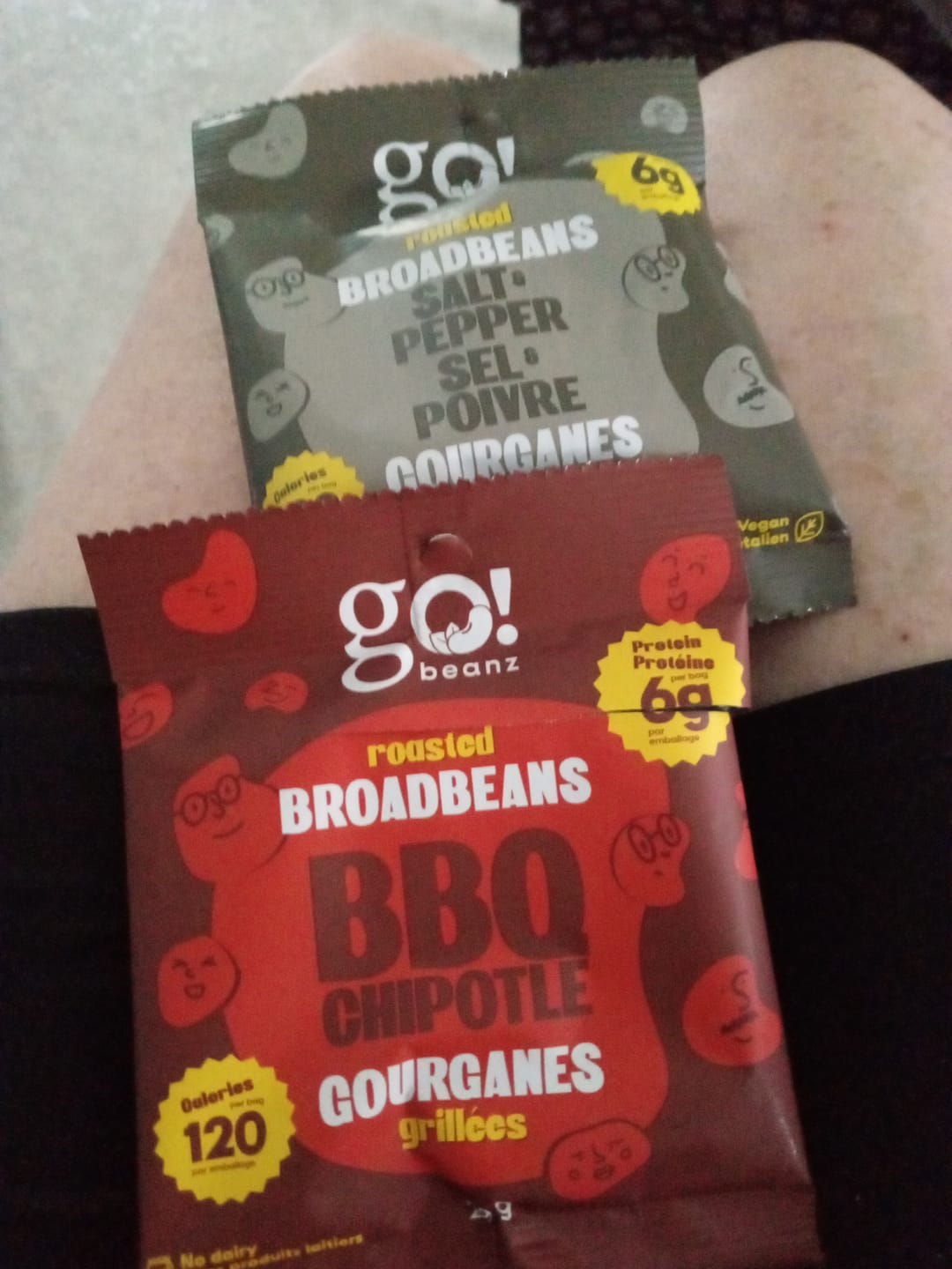 Customer photo review of Go Nutrition - Gourganes grillées - Boîte Mixte 28g (24x)
