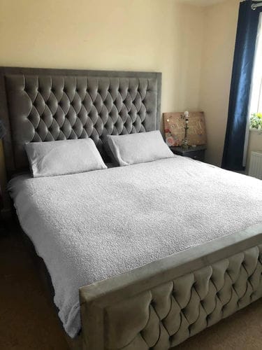Customer photo review of Gracie Bumber Square Chesterfield Bed