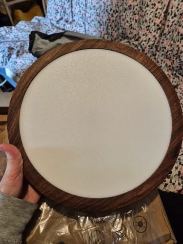 Customer photo review of OakLume Nordic Semi Flush Mount Ceiling Light