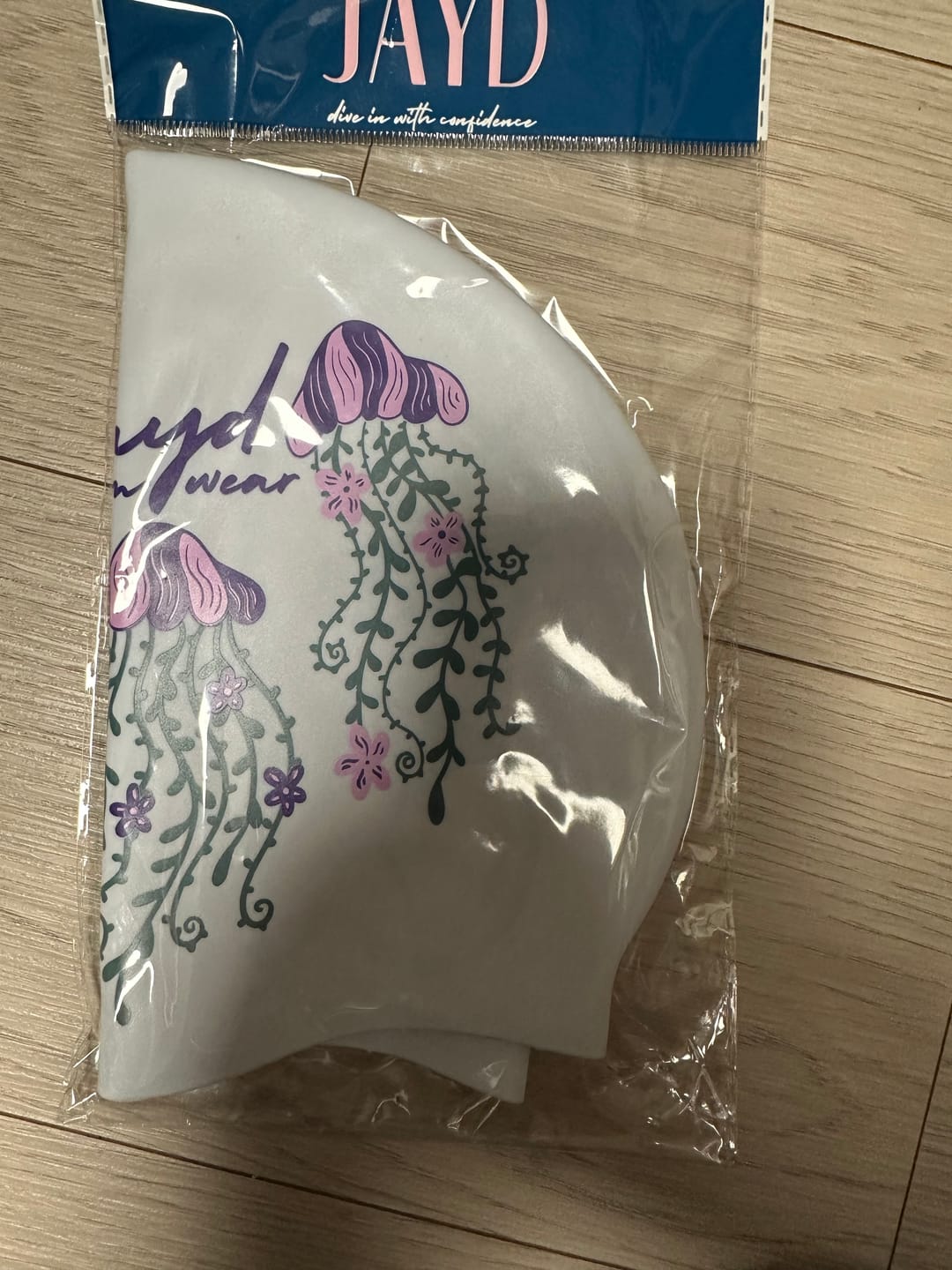Customer photo review of JAYD Swim Cap - Jelly Belly