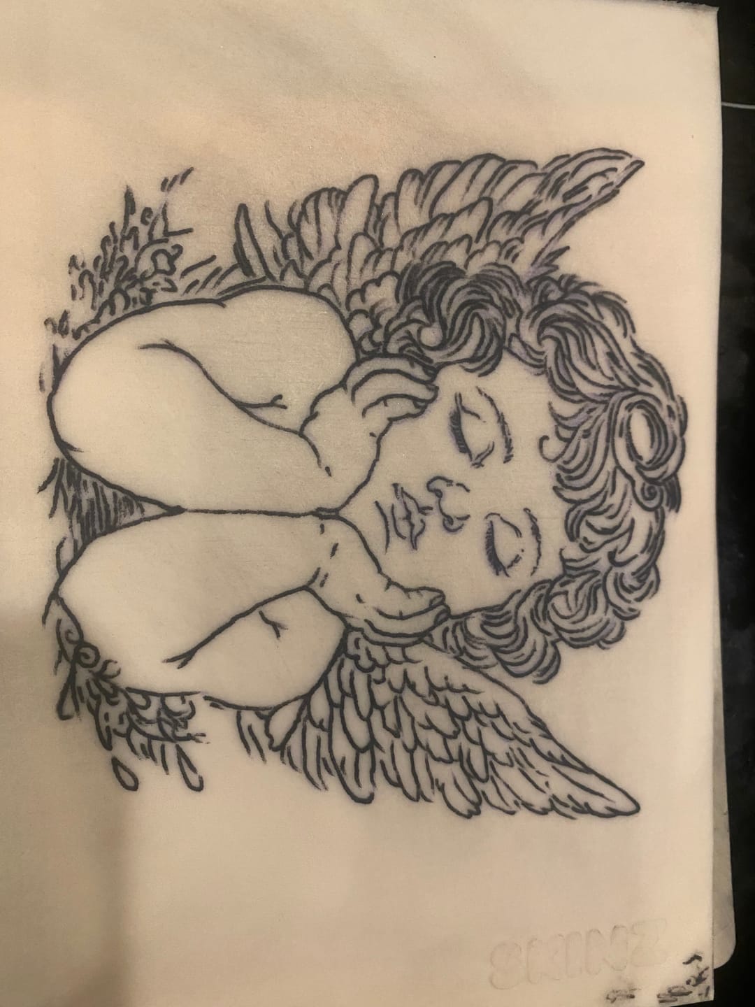 Customer photo review of Tattoo Practice Skin | Size Small A5 | Pack of 3