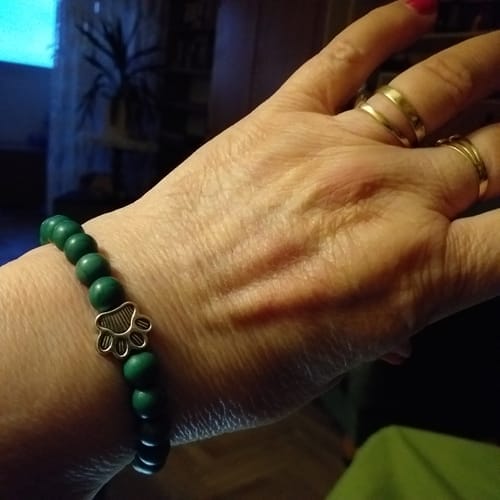 Customer photo review of Pulsera de Esperanza