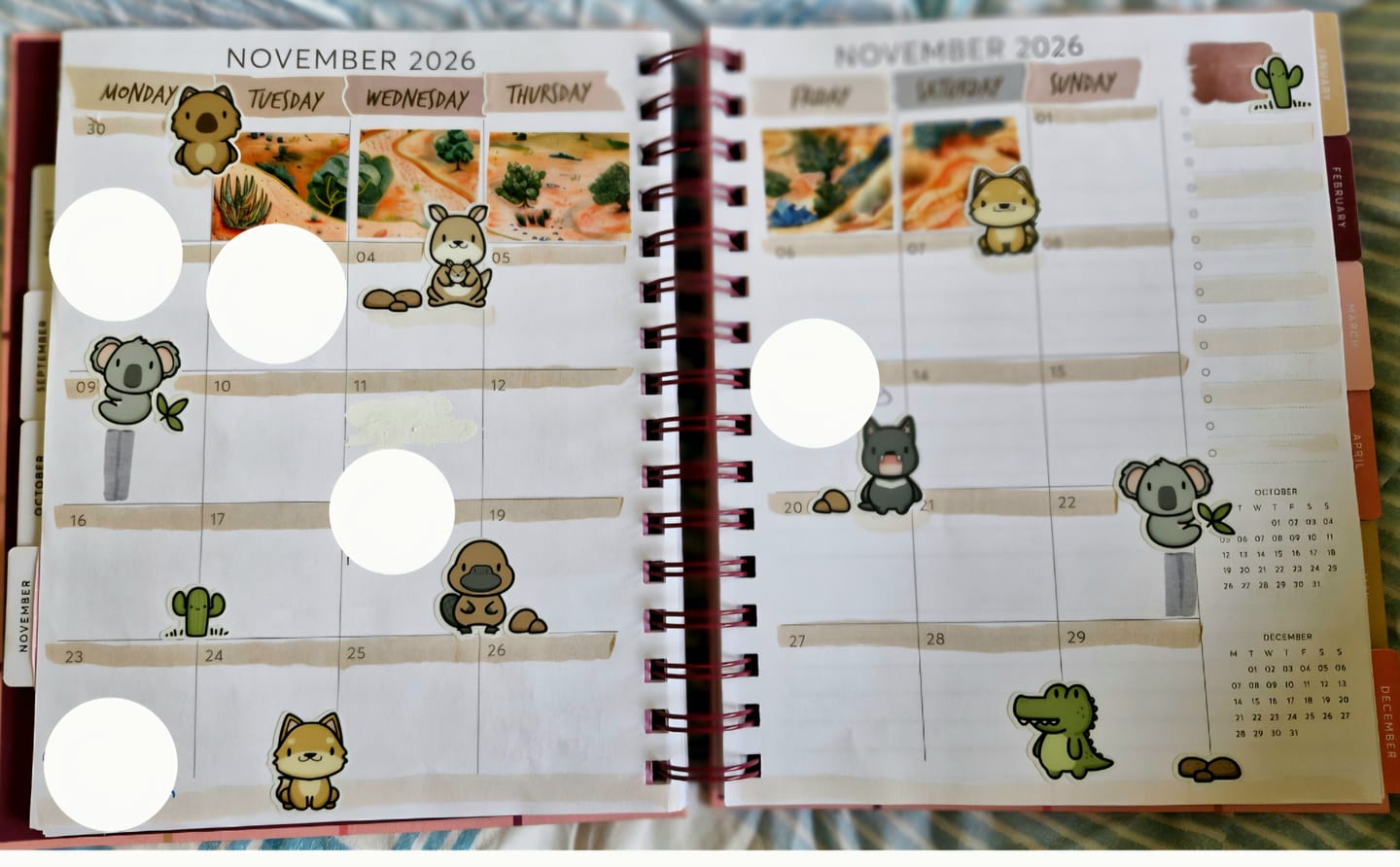 Customer photo review of Rainforest, Savannah, and The Outback Sticker Sheets (Set of 3)
