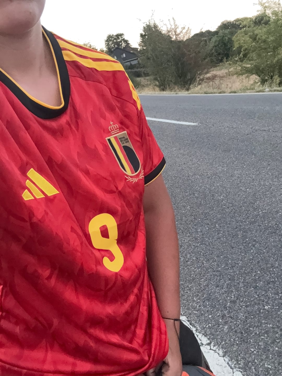 Customer photo review of MAILLOT BELGIQUE EXTERIEUR COUPE DU MONDE 2026