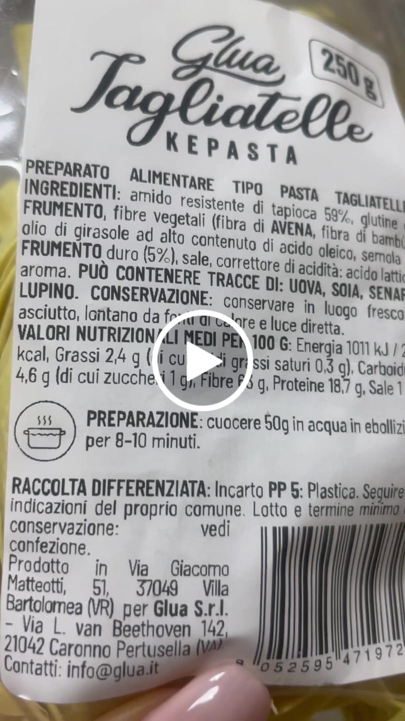 Customer video review of Kepasta tagliatelle 2.5