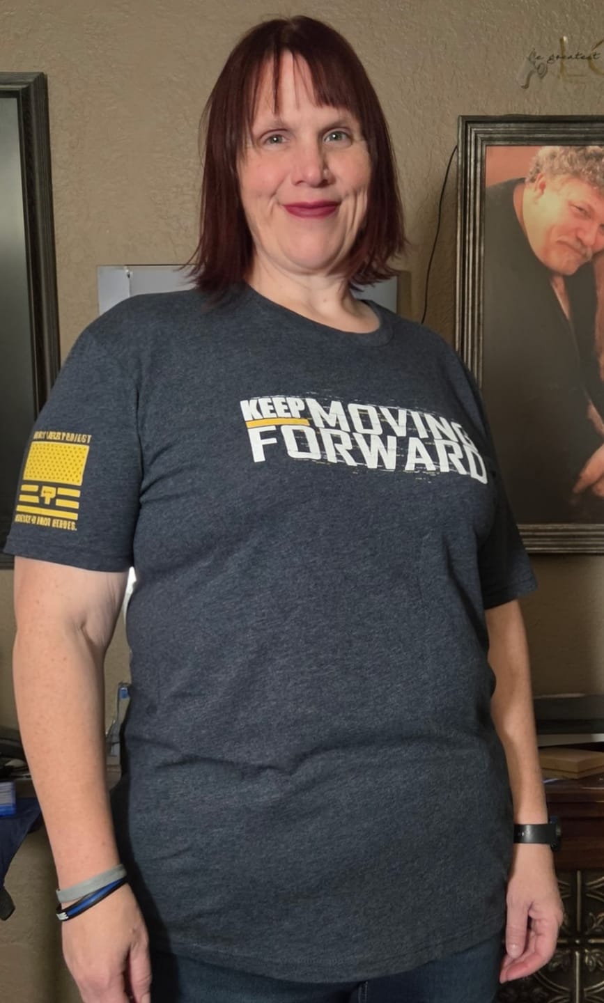 Customer photo review of Keep Moving Forward