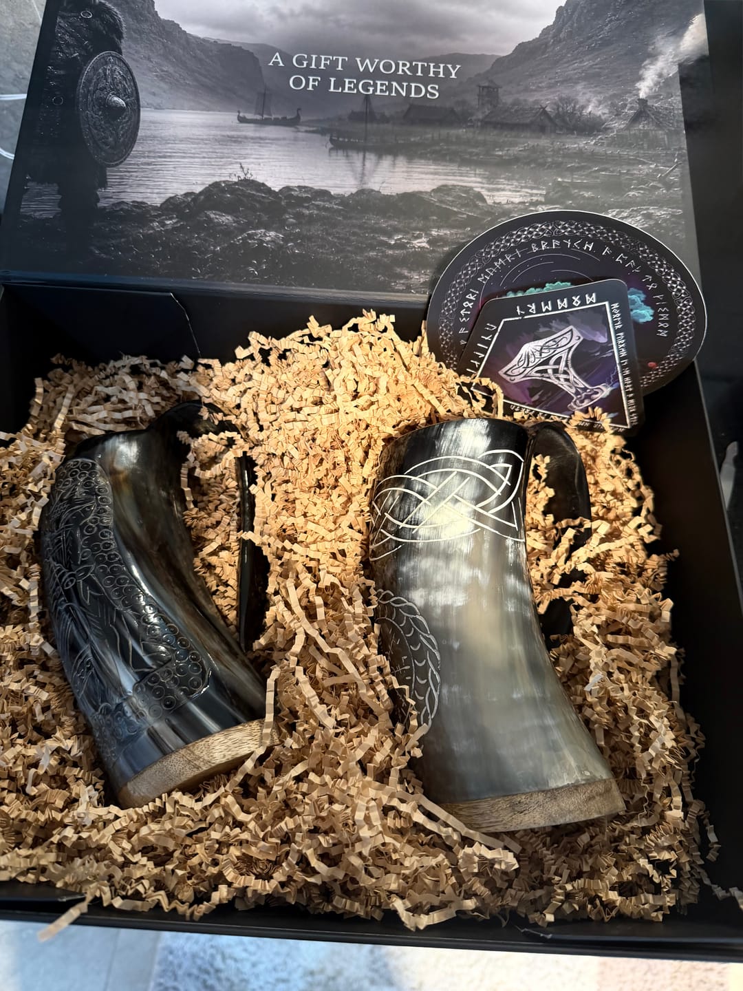 Customer photo review of Premium King Odin Horn Mug (500mL)