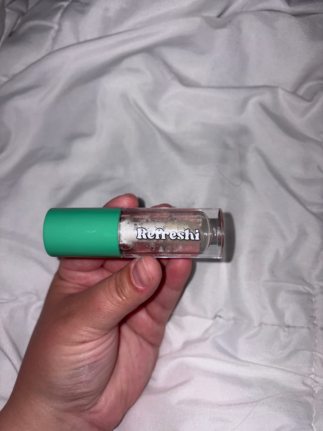 Customer photo review of Mint Lip Oil