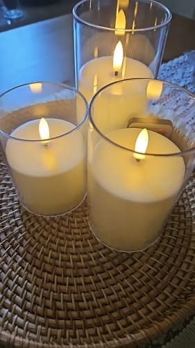Customer photo review of LumiCandle Remote-Controlled Flameless Candle