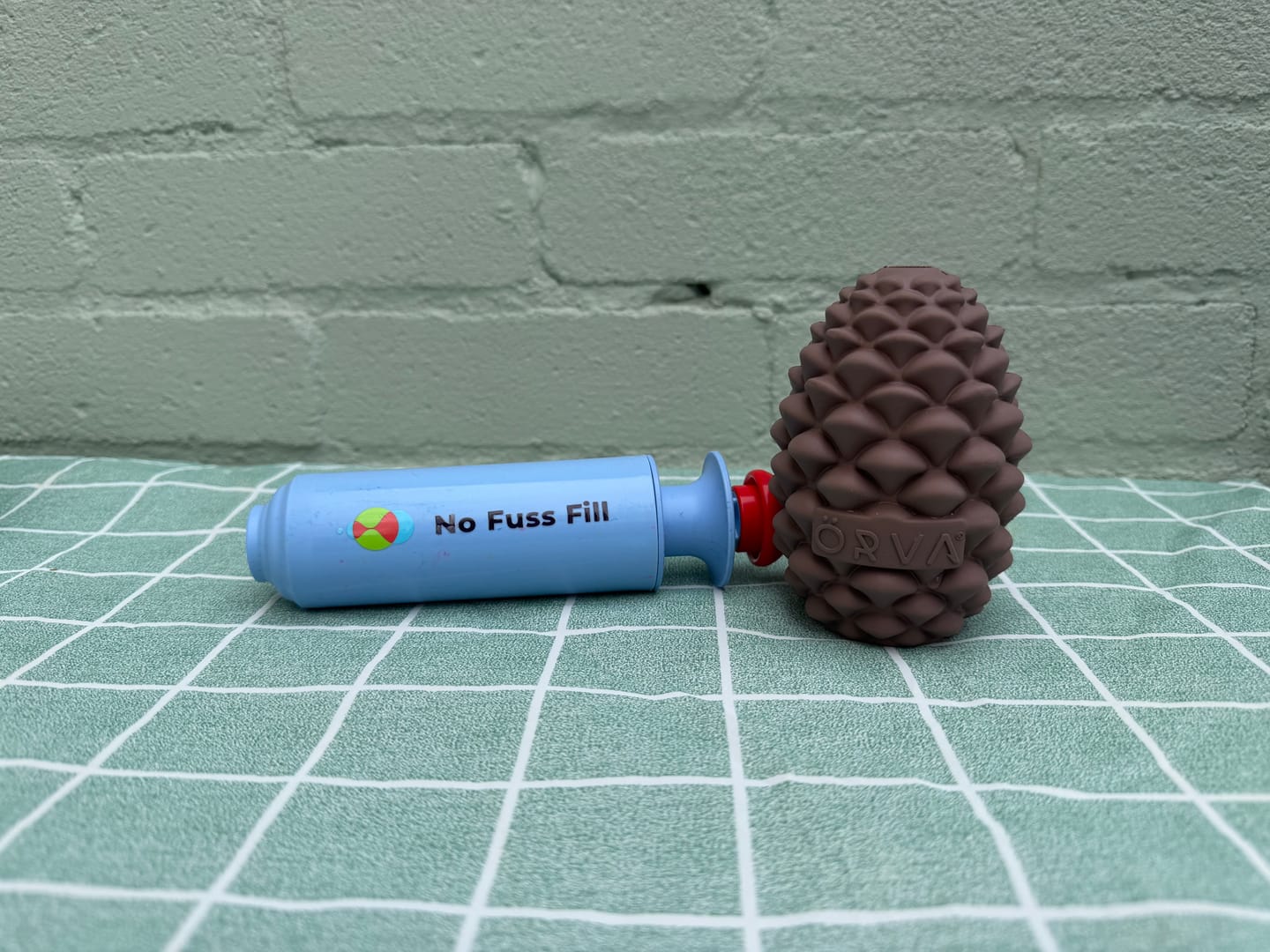 Customer photo review of Ancol Orva Pine Cone Bundle | Exclusive Stuffable Dog Enrichment Toy with No Fuss Fill