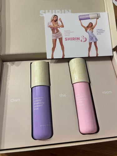 Customer photo review of Body Milk Glazed Strawberry Butter Cream