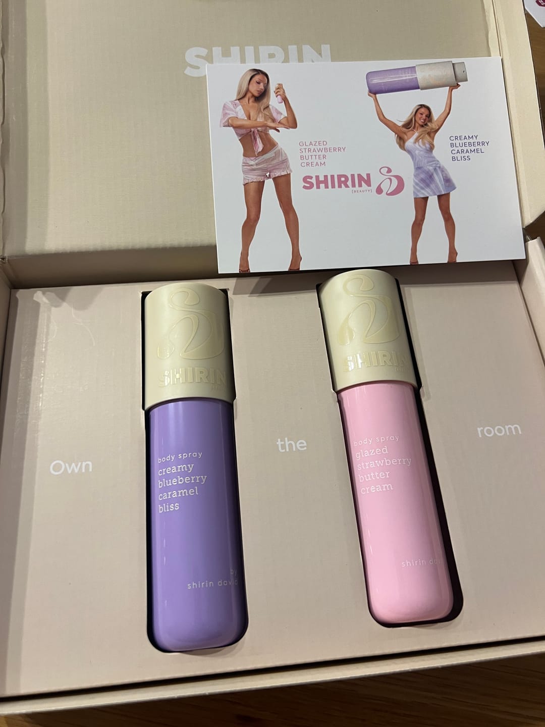 Customer photo review of Body Milk Glazed Strawberry Butter Cream