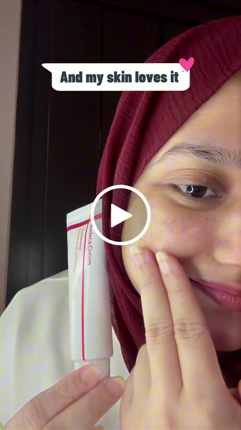 Customer video review of Madeca Cream Time Reverse 50ml