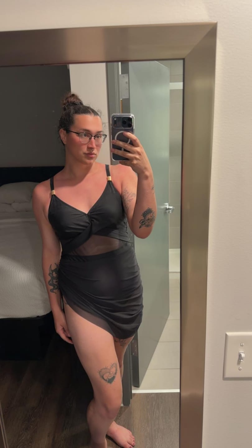 Customer photo review of Emoswim - Women One Piece Swim Dress Tummy Control Swimsuits 2026 Bathing Suit