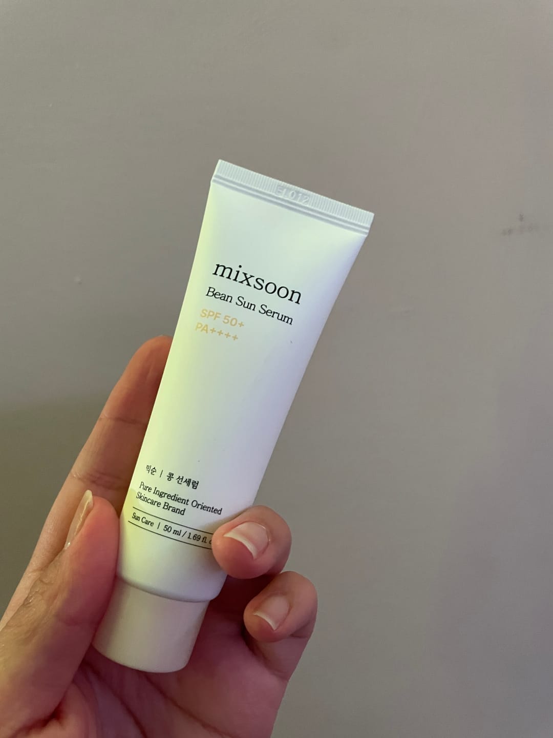 Customer photo review of MIXSOON - Bean Sun Serum SPF 50+ PA++++ 50 ML | Protector Solar