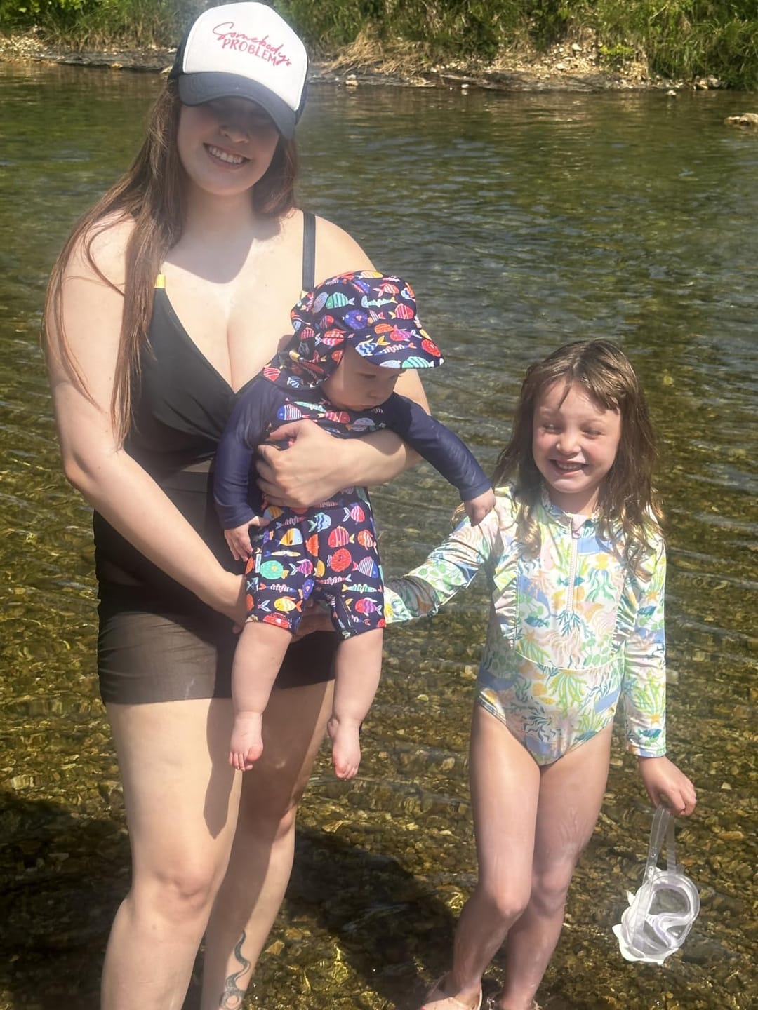 Customer photo review of Emoswim - Women One Piece Swim Dress Tummy Control Swimsuits 2026 Bathing Suit