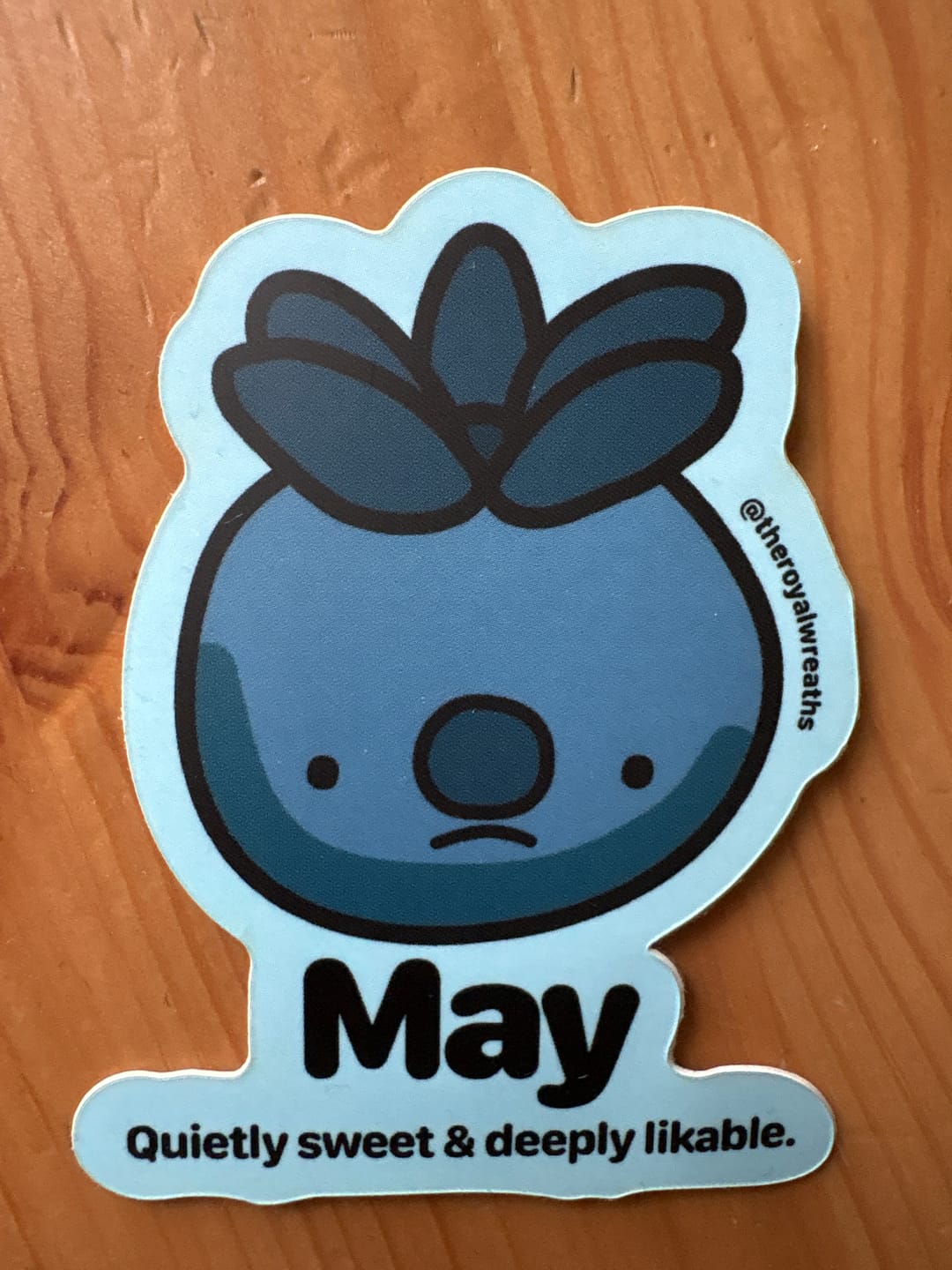 Customer photo review of Free Mystery Forgotten Month Sticker