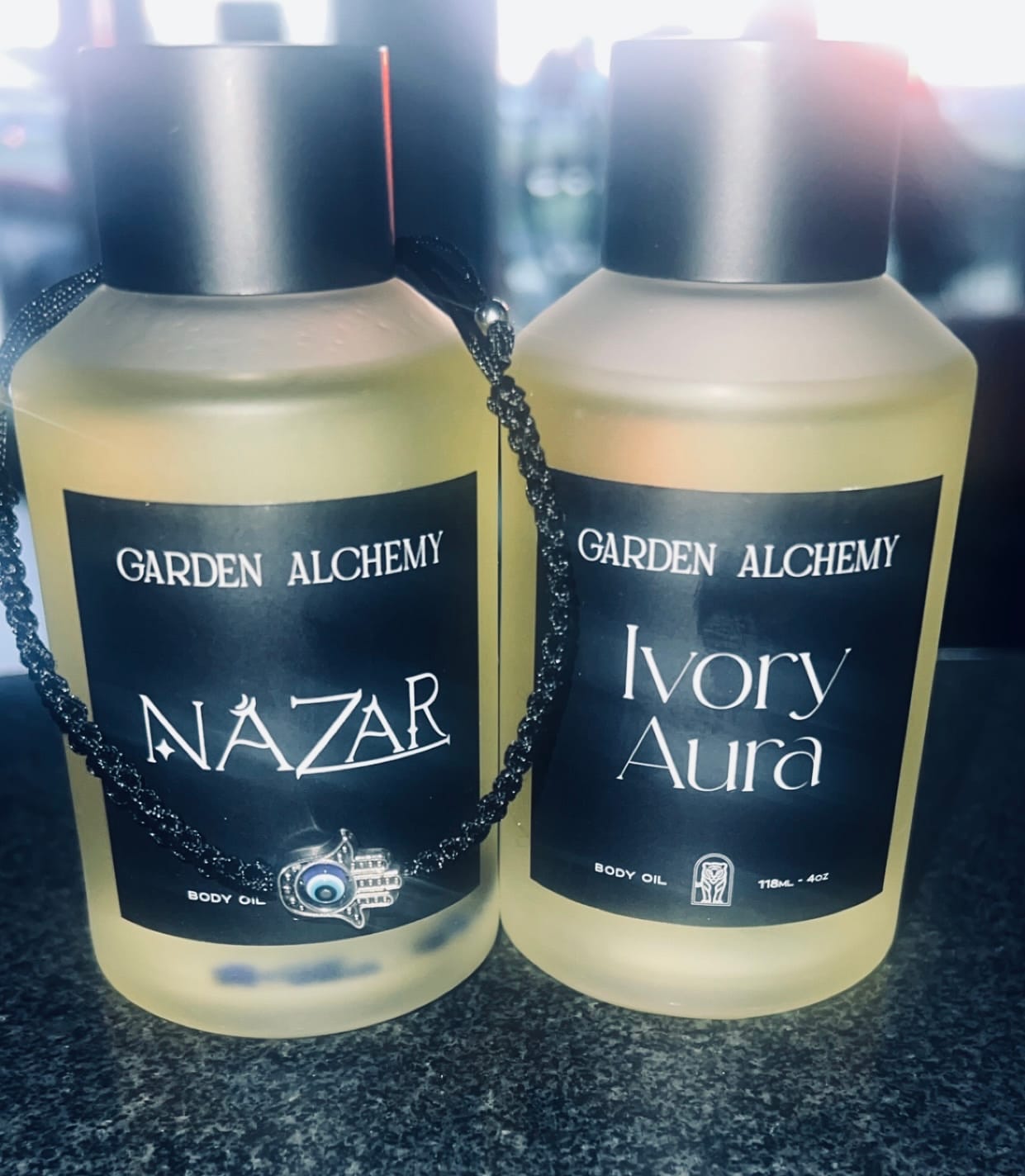 Customer photo review of NAZAR BODY OIL