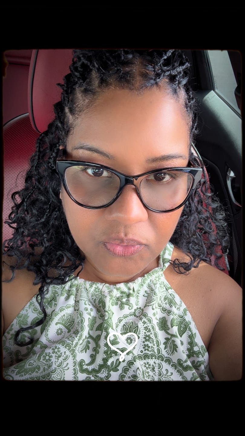 Customer photo review of #4 Medium Brown Deep Wave Bulk Hair Extensions for Braiding
