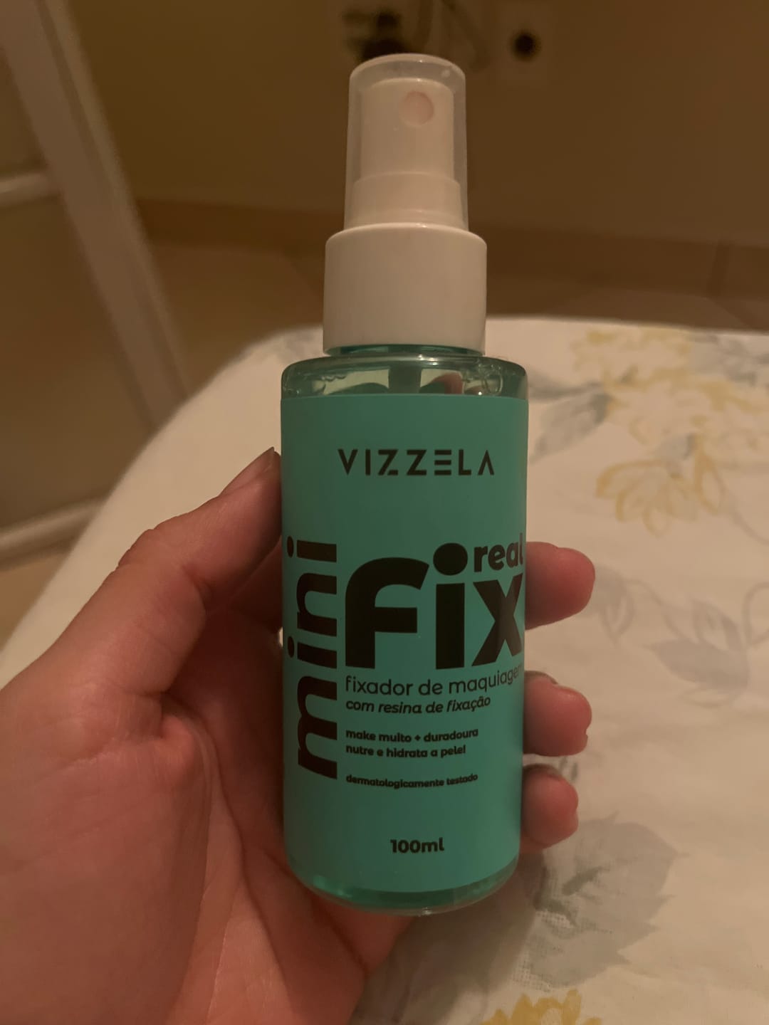 Customer photo review of Mini Fixador De Maquiagem Real Fix