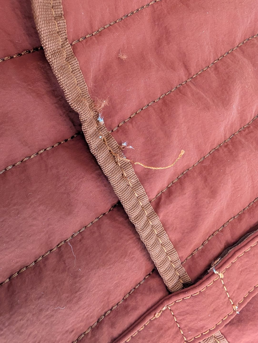 Customer photo review of The Travel Changing Mat - Terracotta