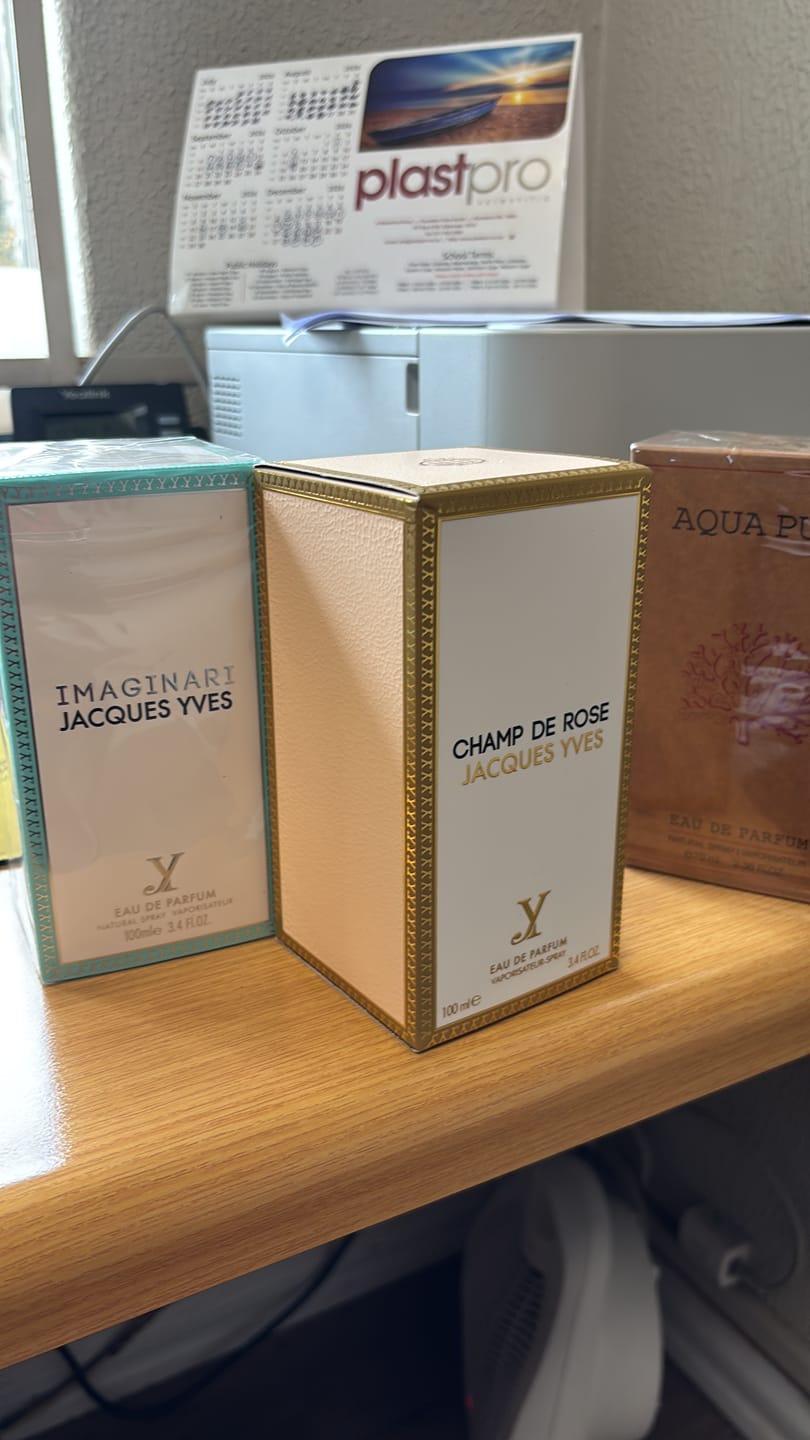 Customer photo review of Champ De Rose Jacques Yves EDP perfume 100ml