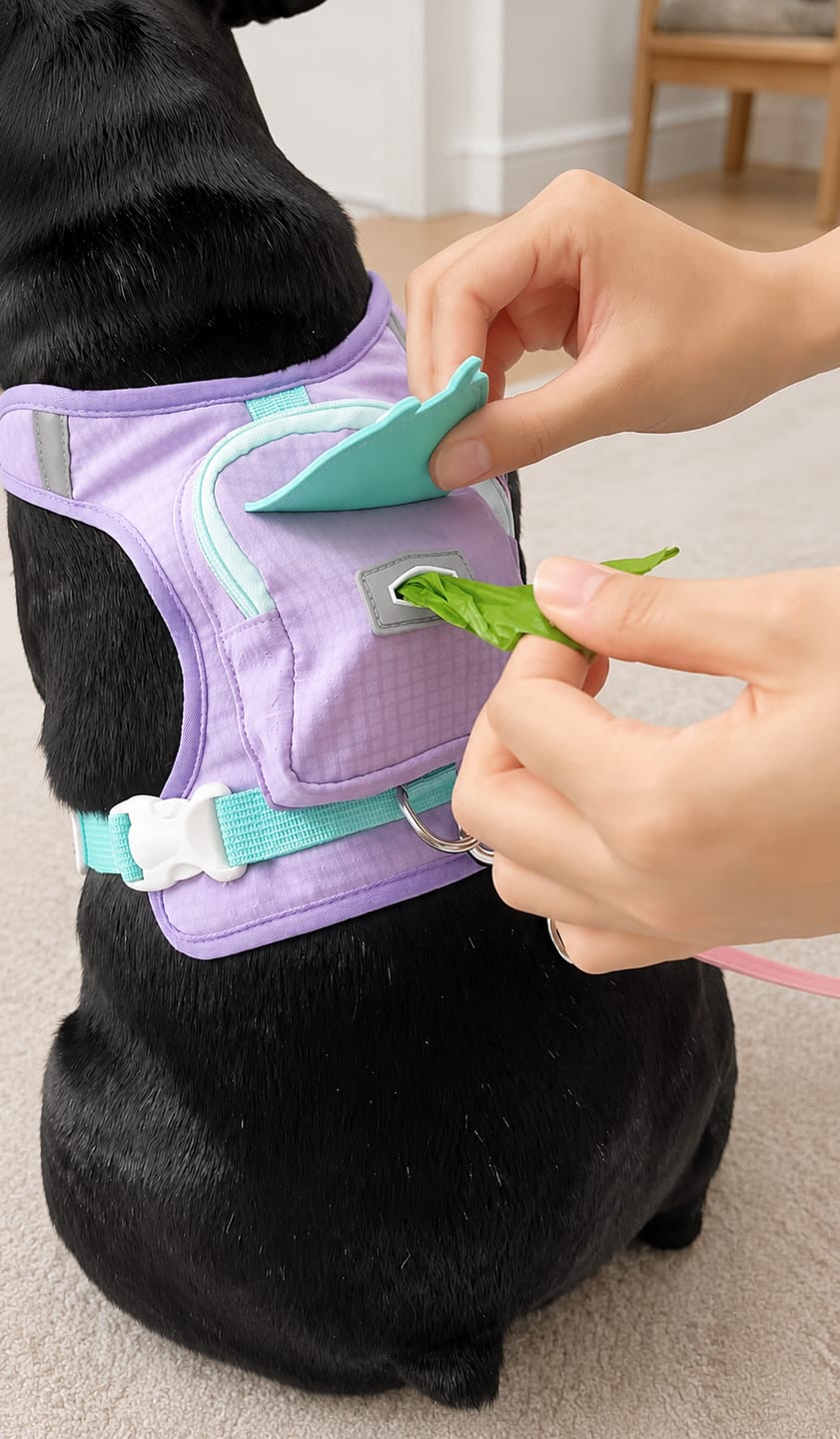 Customer photo review of PACKiTAIL™ Pet Backpack Harness