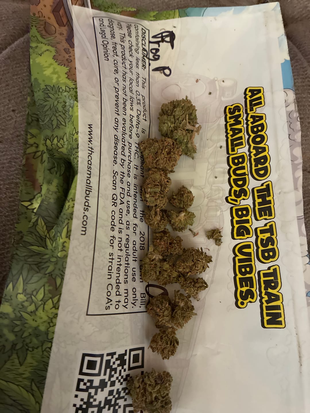 Customer photo review of Toad Crossing THCA Flower