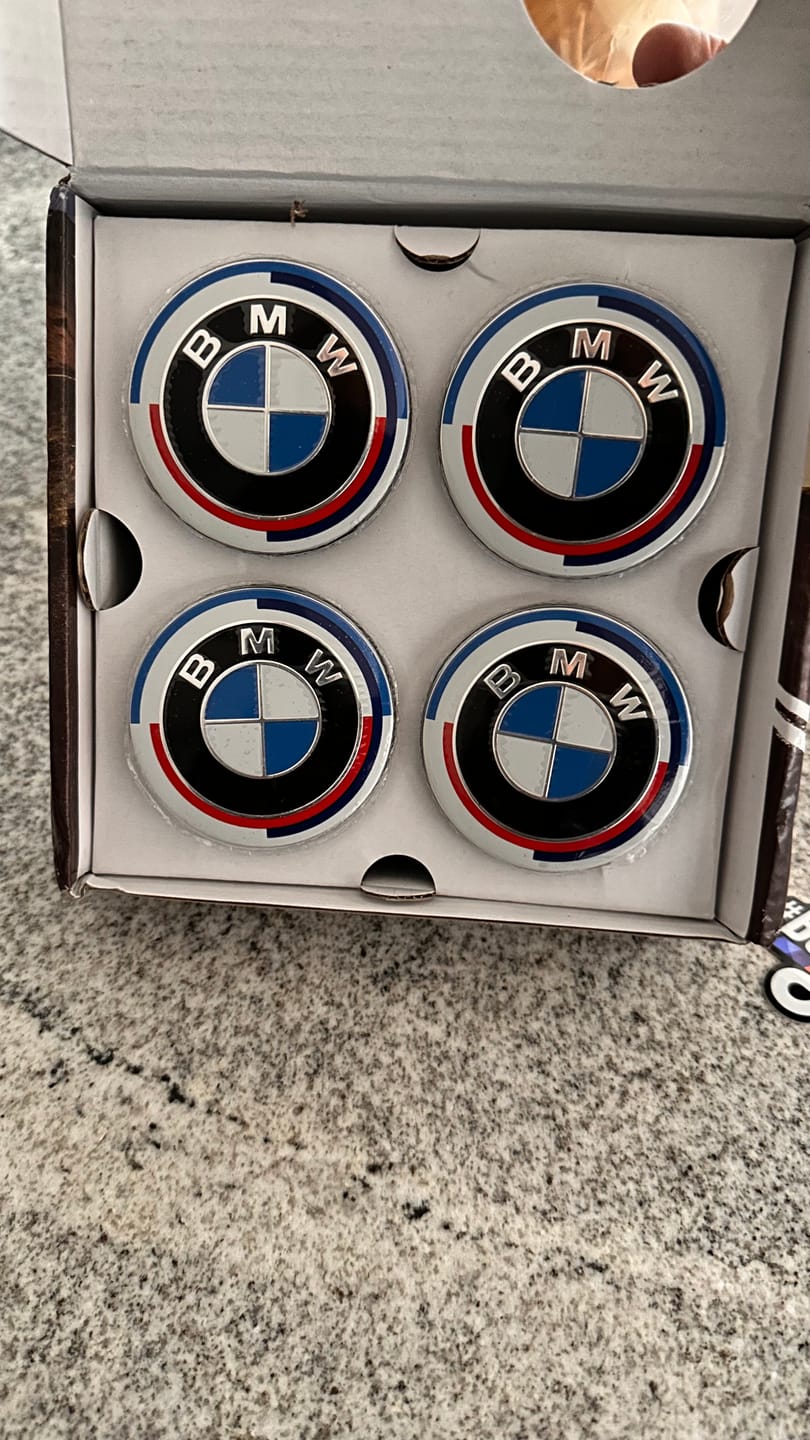 Customer photo review of 50th Anniversary Floating Centre Caps