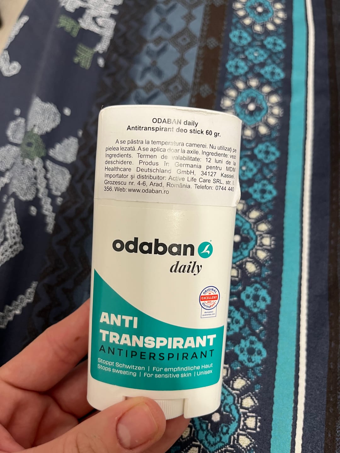 Customer photo review of odaban® Spray Antiperspirant