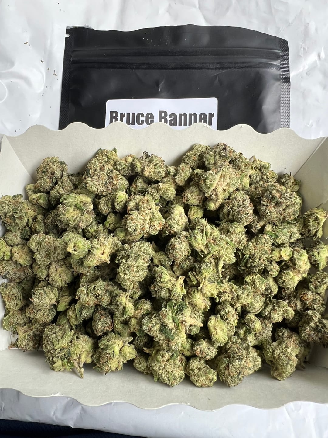Customer photo review of Bruce Banner THCA Flower (Budget)