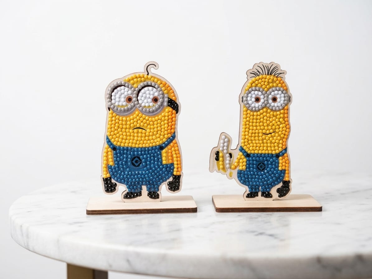 Customer photo review of Minion Gus Crystal Art Buddies Kit Minions Series 8