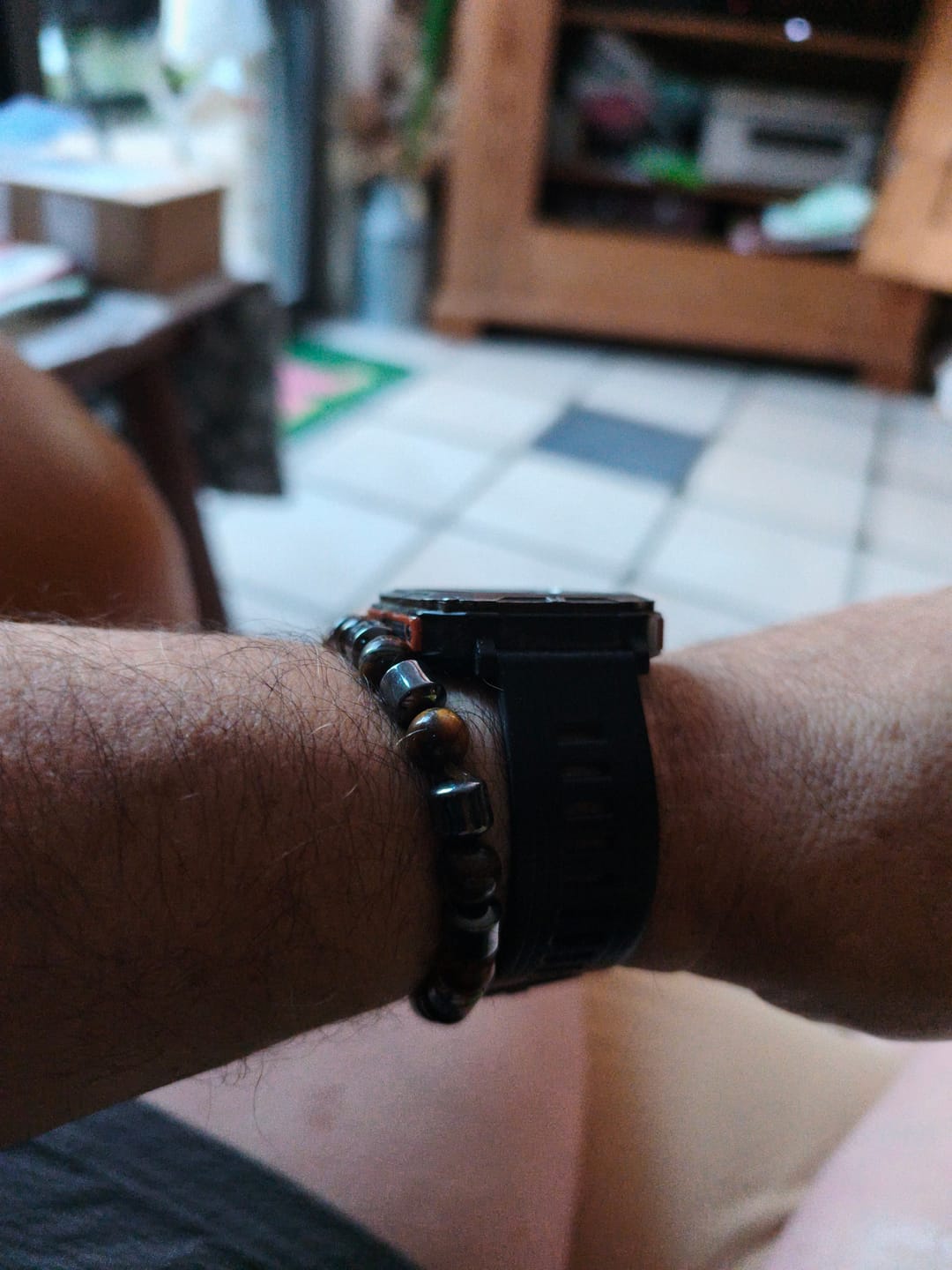 Customer photo review of Bracelet œil de tigre avec énergie de guérison