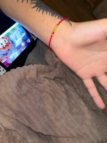 Customer photo review of Bracelet Couple Fil Rouge