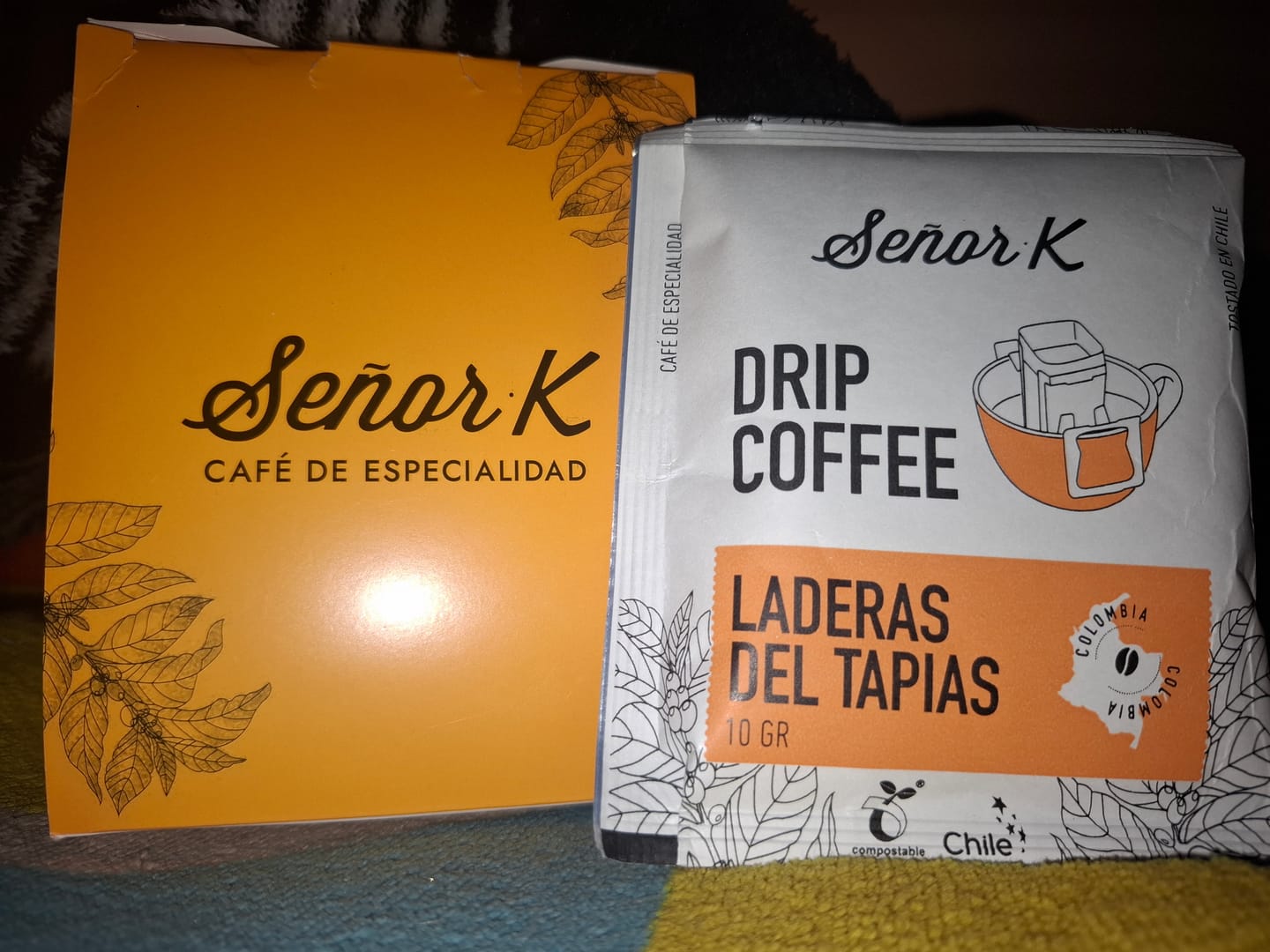 Customer photo review of Drip Coffee | Colombia | Laderas del Tapias 10 unidades