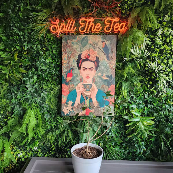 Customer photo review of Custom Neon: Spill The Tea