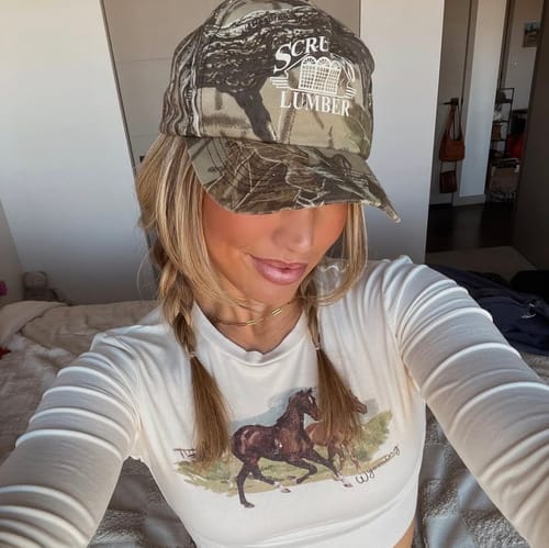 Customer photo review of Vintage Camo hat