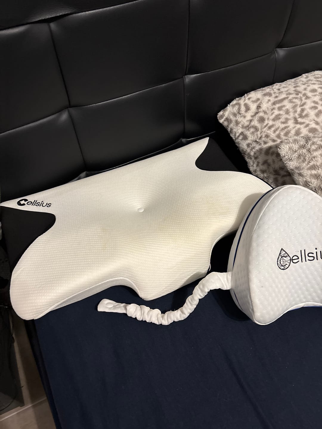 Customer photo review of Oreiller Papillon Cervical Cellsius - Le secret du dormeur latéral et dorsal
