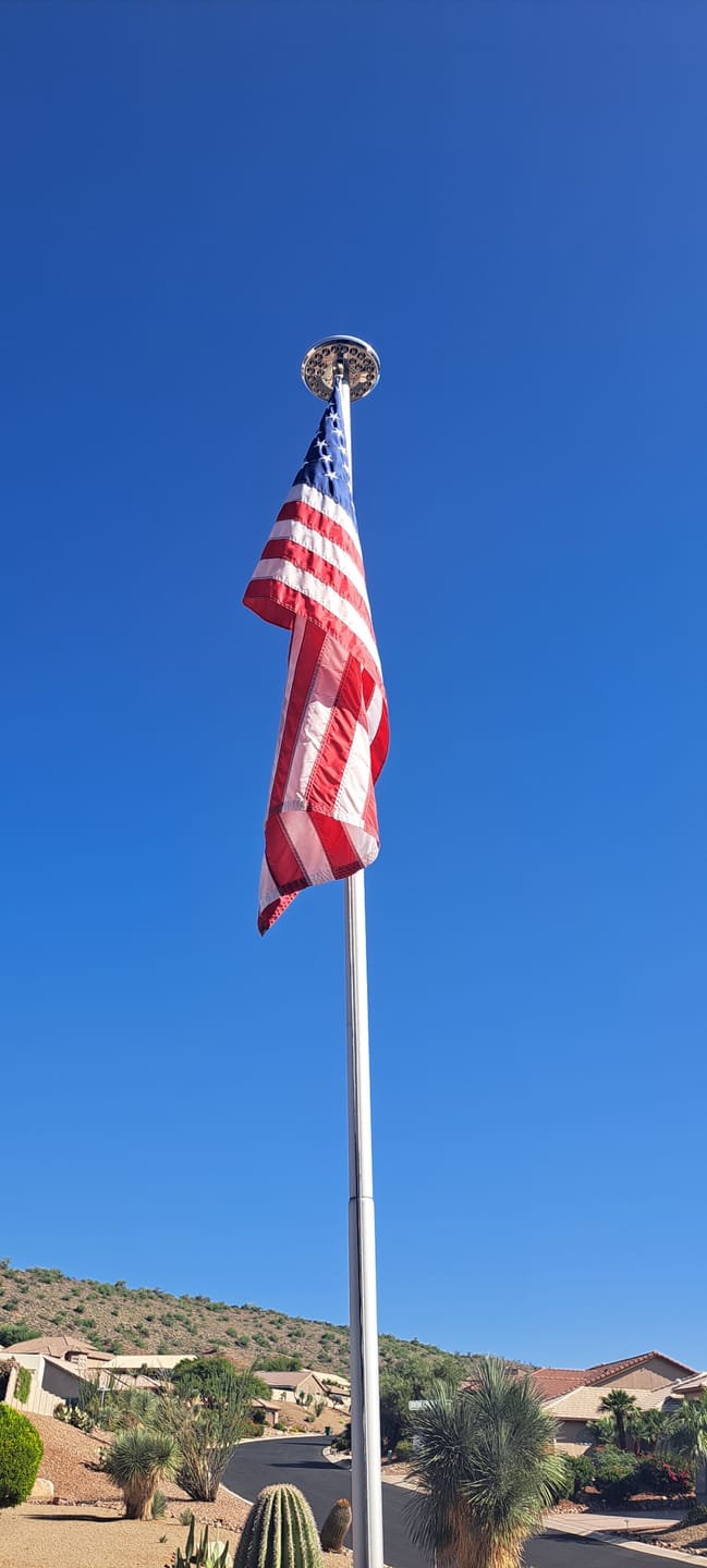 Customer photo review of 3' x 5' American Flag