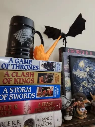 Customer photo review of 3D Fire-Breathing Dragon with Glowing Flame