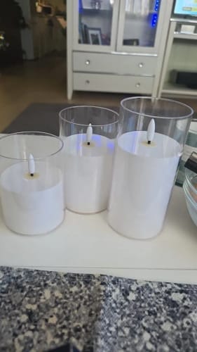 Customer photo review of LumiCandle Remote-Controlled Flameless Candle