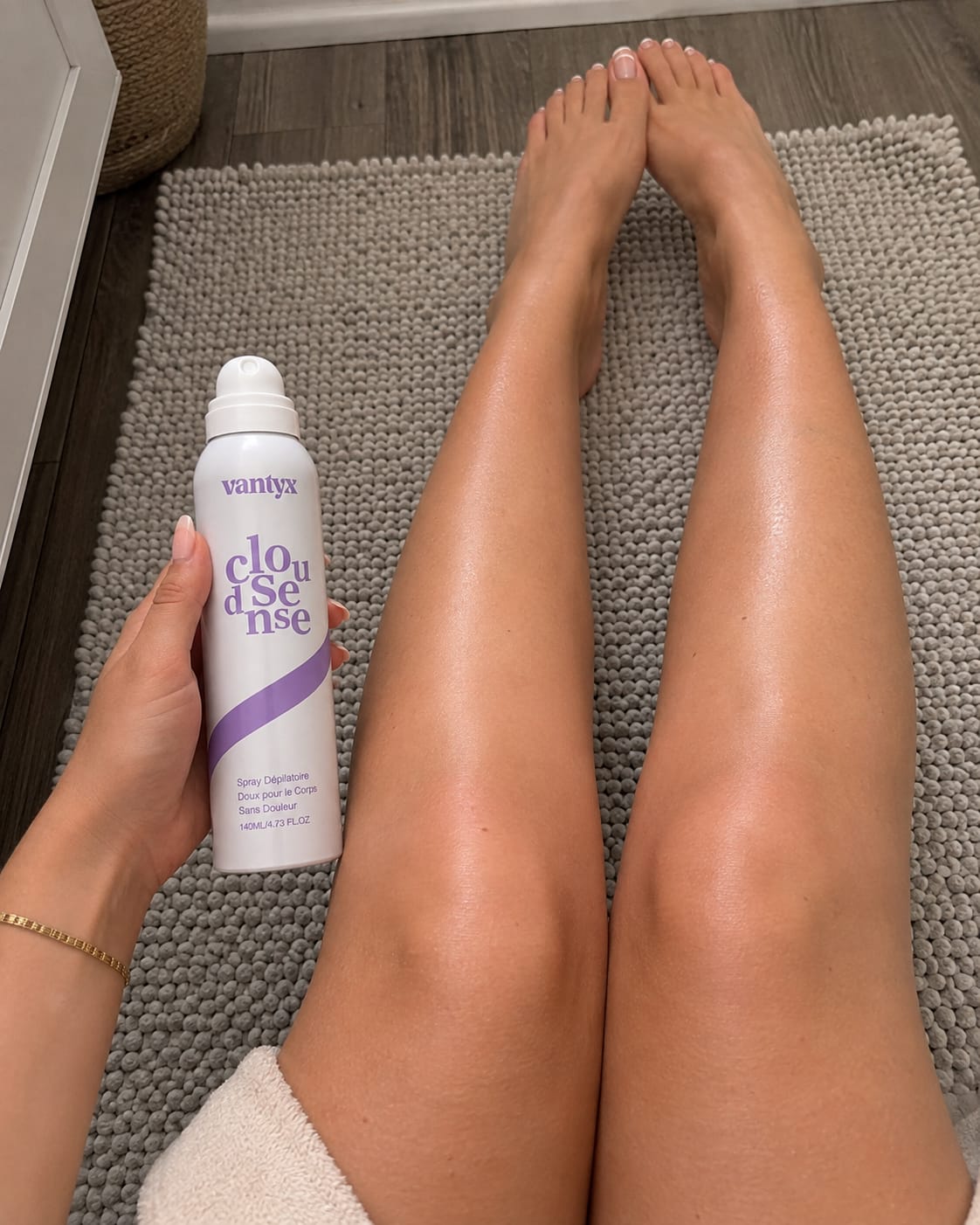 Customer photo review of Spray Dépilatoire 3 Minutes