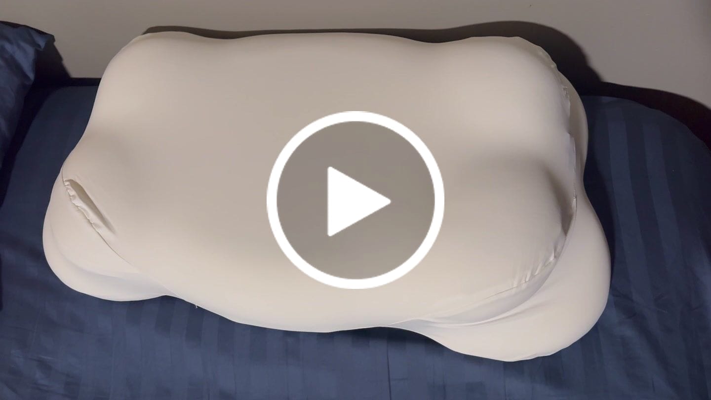 Customer video review of Cloud Cooling Pillow Case