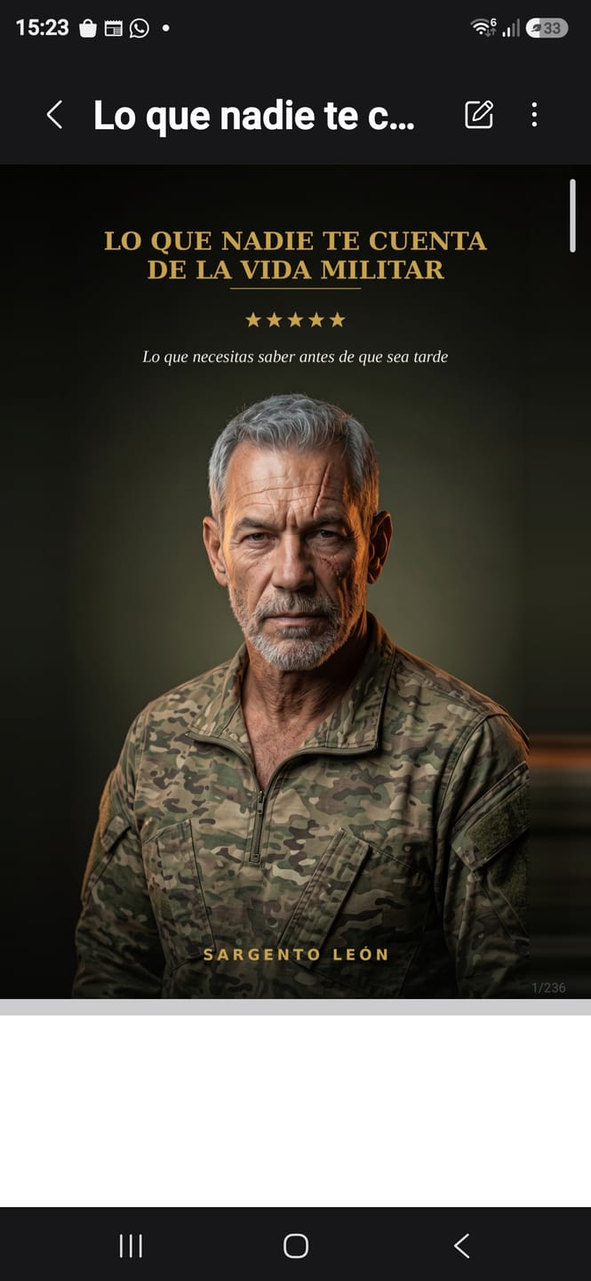 Customer photo review of Lo que nadie te cuenta de la vida militar